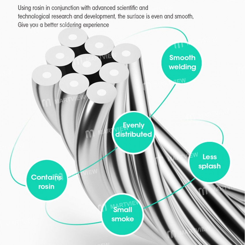 Quick 40g 0.3/0.4/0.5/0.6mm High Purity Superfine Solder Wire for Mainboard Fly Line Soldering Repai
