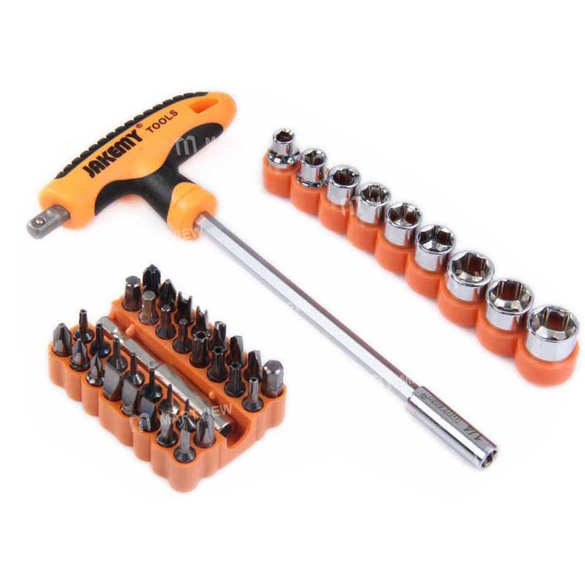 JAKEMY JM-6106 (43 in 1) T-Handle Car Fixing Screwdriver Set