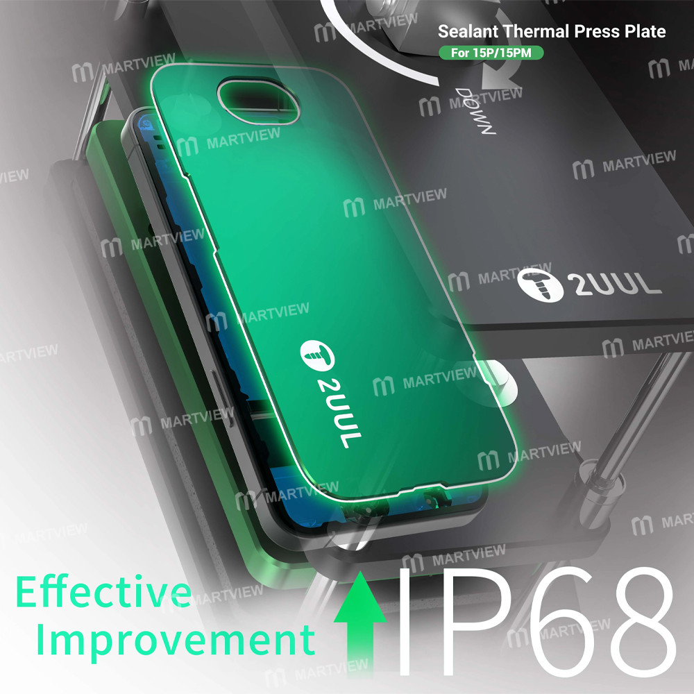 2uul da65-back-cover-sealant-thermal-press-plate-for-iphone-15-pro-15pro-max-4