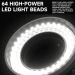 luowei lw-ls02-64-led-beads-caliber-61mm-microscope-polarized-ring-light-source-6