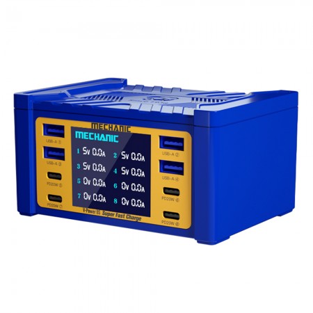 Mechanic V-Power Series Super Fast Charger for Mobile Phones / Flat Panel / Smart Watches