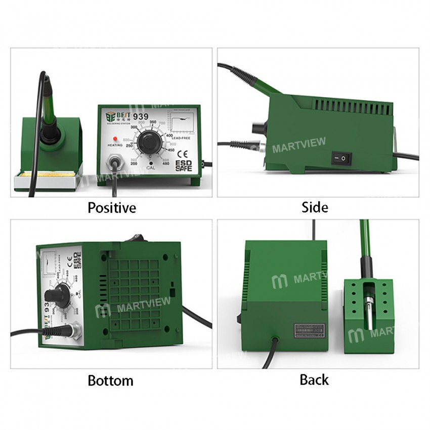 BST-939 60W Anti-static Lead-Free Soldering Rework Station for Mobile Phone BGA SMD PCB Repair