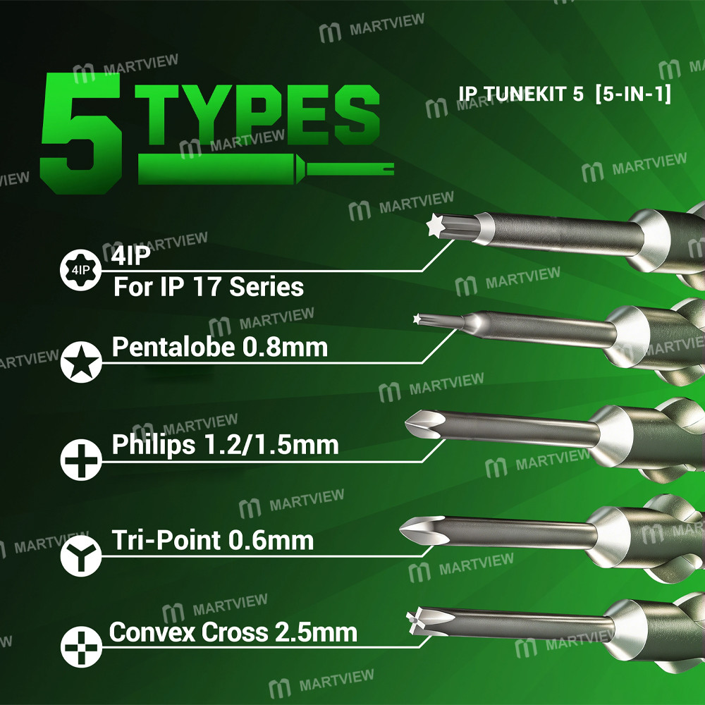 2uul sd25-ip-tunekit-5-5-in-1-4mm-magnetic-screwdriver-bits-set-for-iphone-repair-4