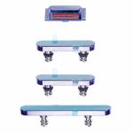 Replacement side bottom set for iPhone 12pro 12pro max pacific blue