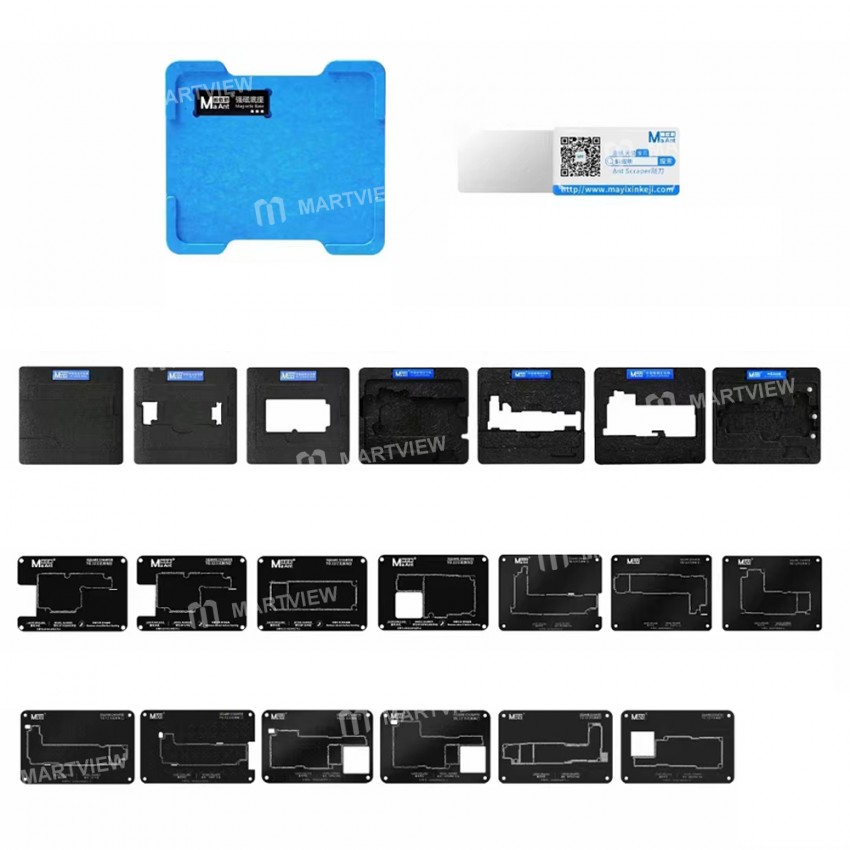 maant 012mm-magnetic-middle-layer-bga-reballing-platform-set-for-iphone-x-to-14pro-max-motherboard-7