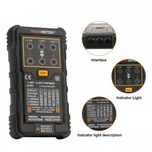 Peakmeter PM5900 – Drehfeldrichtungsanzeiger 400VAC, Motorphasen-Prüfer