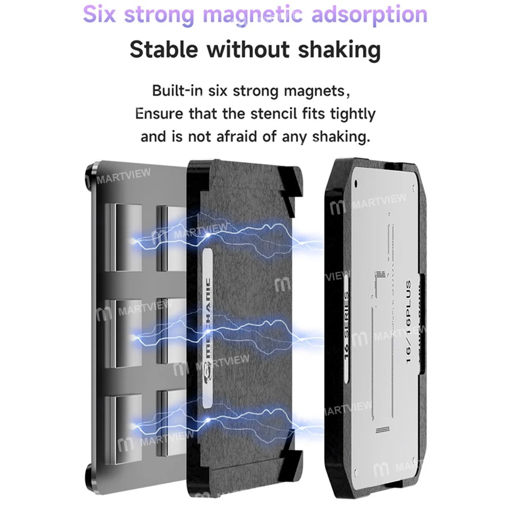 mechanic 251-middle-layer-tin-planting-bga-reballing-platform-set-for-iphone-x-to-16pro-max-4