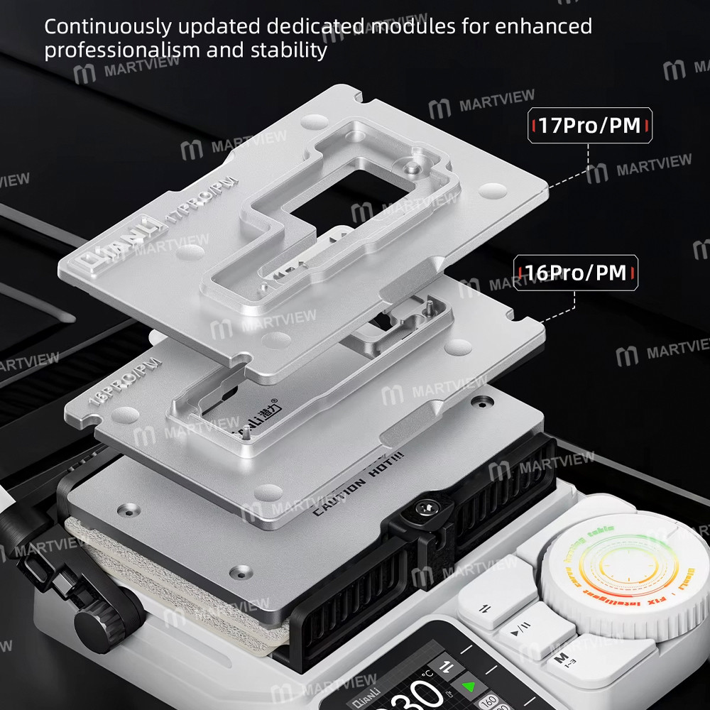 qianli f1x-smart-curved-heating-desoldering-platform-for-iphone-x-to-17pro-max-motherboard-layering-