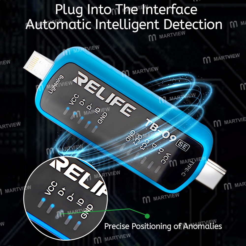 relife tb-09-se-simple-type-c-lightning-charging-port-tester-for-iphone-and-android-phones-10