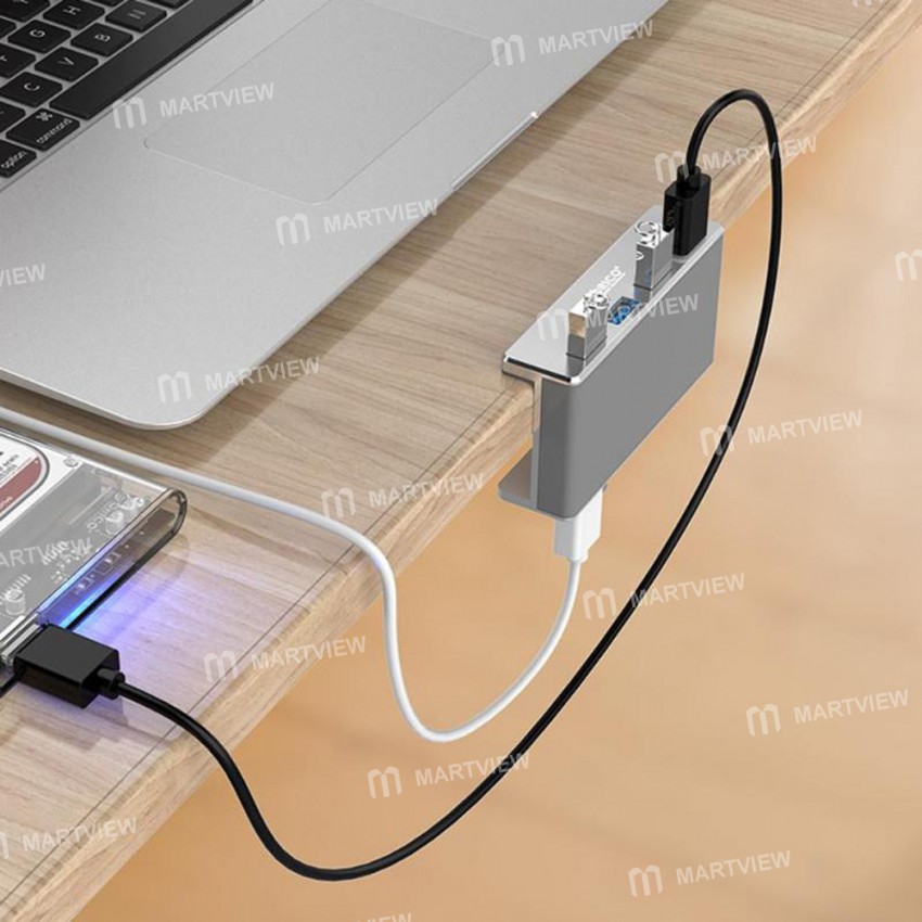 Orico Aluminum External 4 Ports Clip-type USB 3.0 HUB
