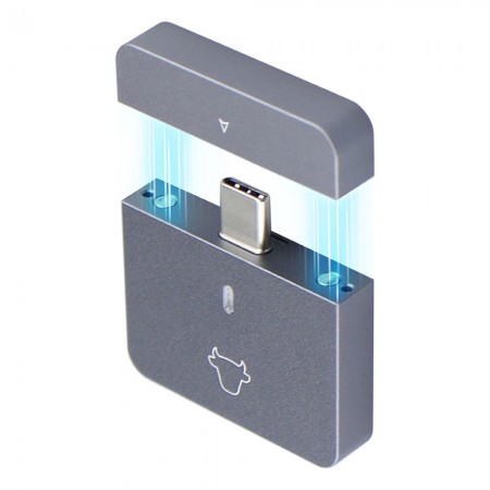 Type-C M.2 NVMe 2230 Aluminum Alloy SSD Enclosure for Mobile Phone