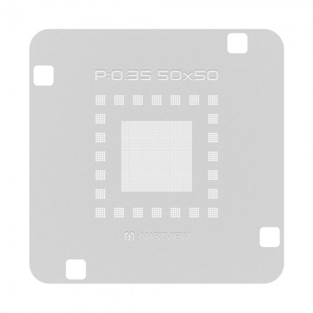 Martview RB-03 P:0.35 50x50 Universal BGA ICs Reballing Stencil Net