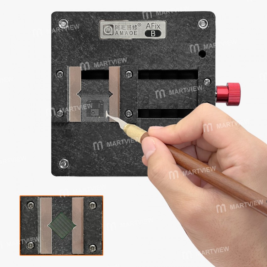 Amaoe AFix-B Mini Multifunctional Glue Removal Platform CPU IC Chip Fixture for Mobile Phone Repair
