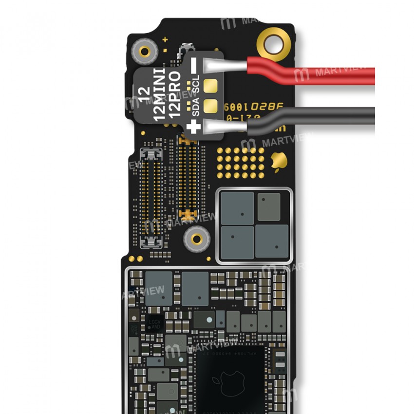 wl mobile-phone-motherboard-maintenance-power-boot-battery-holder-1