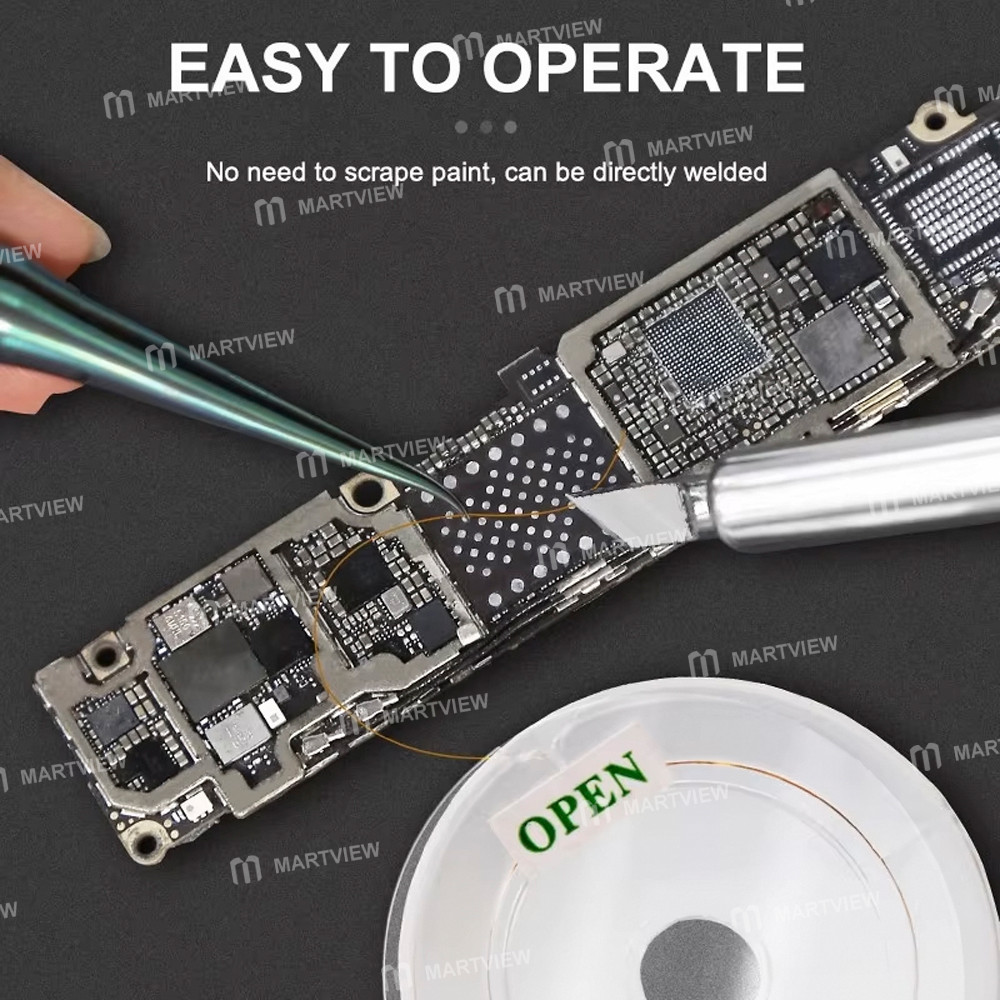 bst 069-0005mm-100m-ultra-fine-non-enameled-copper-cpu-sedicated-flying-wire-for-pcb-repair-3