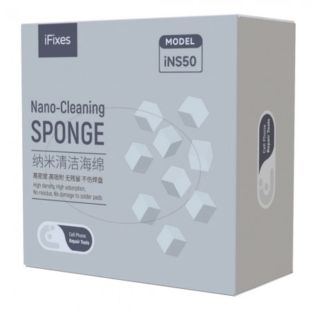 iFixes iNS50 Nano Cleaning Sponges for Cleaning Screen / Camera / Motherboard / Soldering Flux
