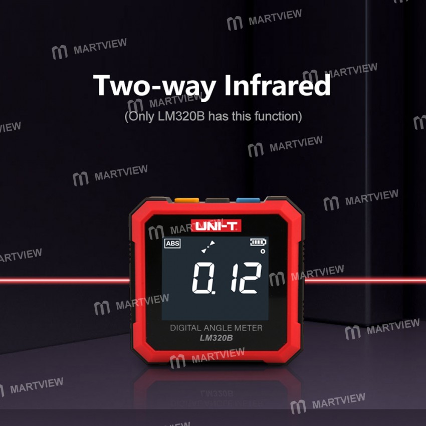 UNI-T LM320A / LM320B Magnetic Backlight Electronic Digital Protractor