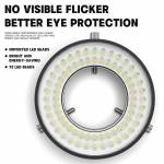 luowei ls03-high-lumen-72led-microscope-ring-light-source-3