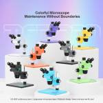 relife rl-m6t-pro-b11-65x-65x-continuous-zoom-colorful-trinocular-hd-stereo-microscope-10