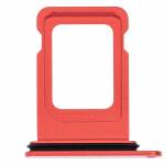 Replacement single sim card tray for iPhone 13 13 mini red