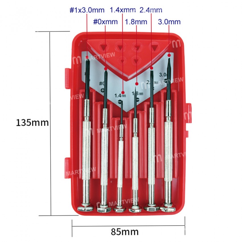 Pro'sKit SD-9815 6-in-1 Multi-function Precision Magnetic Screwdriver Set