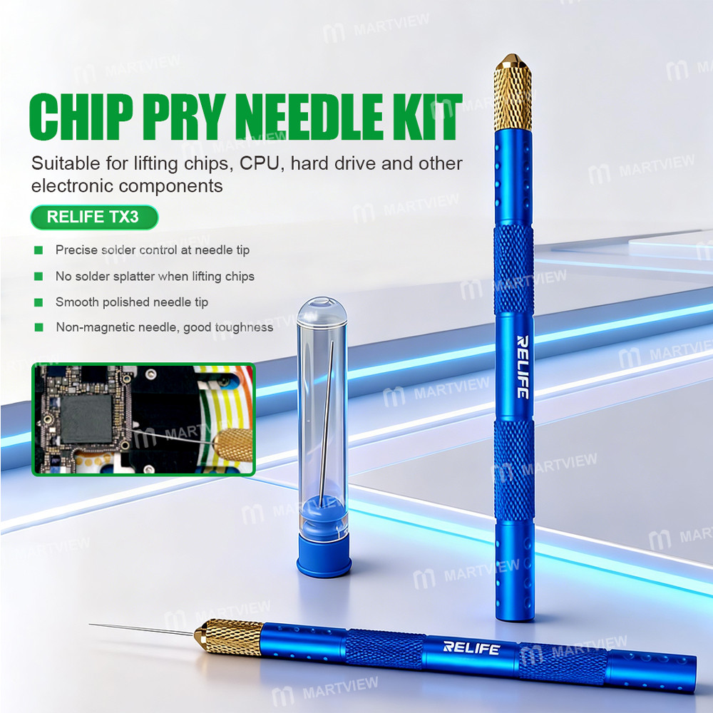 relife tx3-wear-resistant-non-magnetic-precision-chip-pry-needle-kit-for-pcb-repair-3