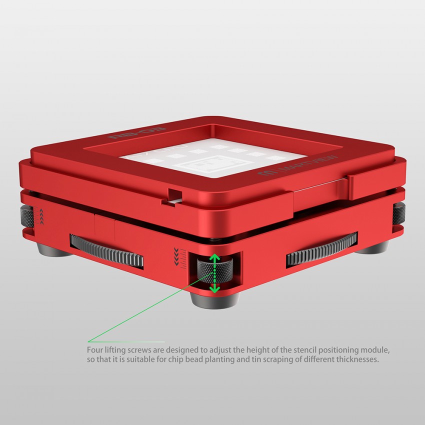 martview rb-03-mulit-funcions-automatic-positioning-universal-bga-reballing-station-holder-template-