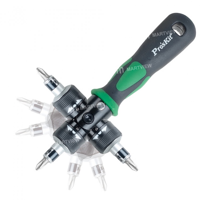 Pro'sKit SD-2314M 25-in-1 Multiple Angle Adjustment Ratchet Magnetic Screwdriver Sockets Set