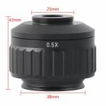 ctv 05x-focus-adjustable-c-mount-adapter-for-trinocular-stereo-microscope-2