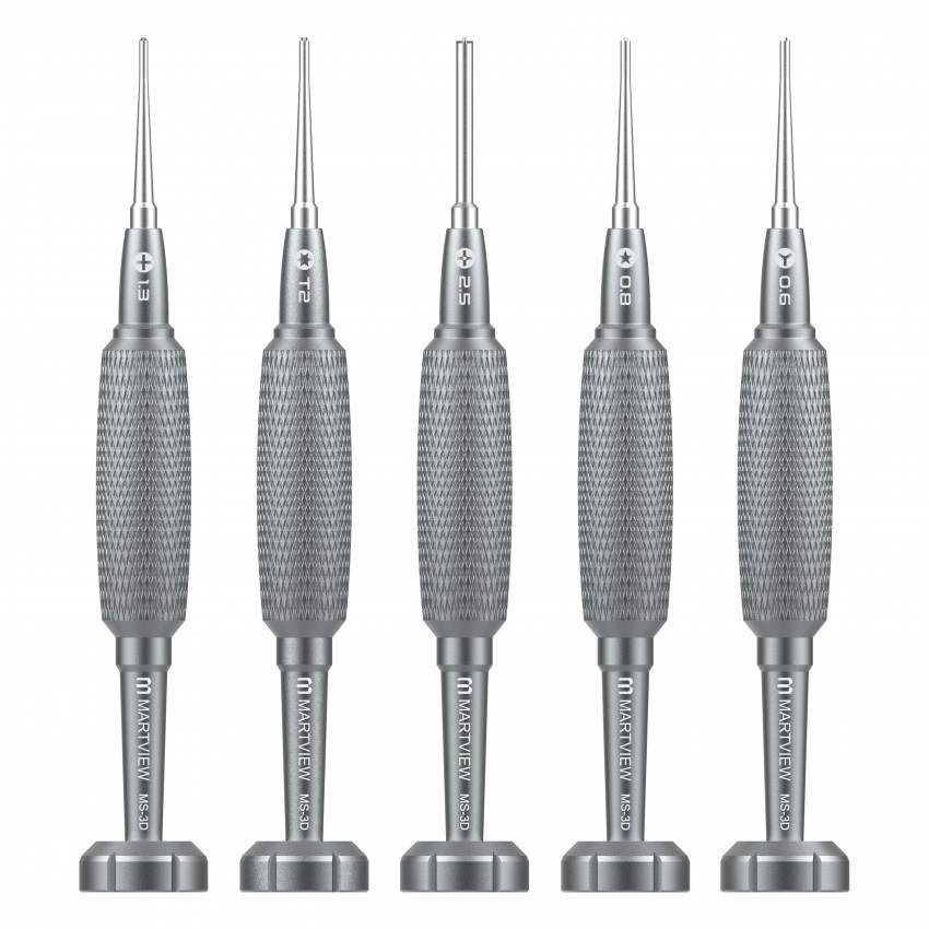 Martview MS-3D Aluminium Strong Hardness High-Precision Anti-Rust Anti-Slip Magnetic Screwdriver