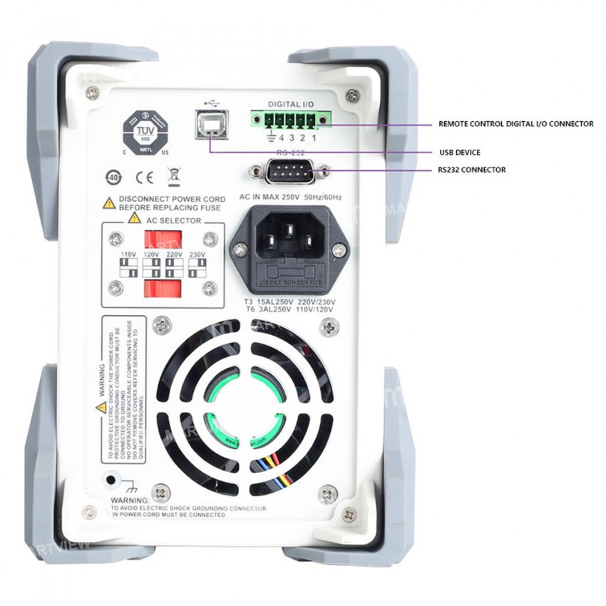UNI-T UDP1306C 30V / 6A 4-digit Display Bench Industrial DC Power Supply with USB RS232 Interface