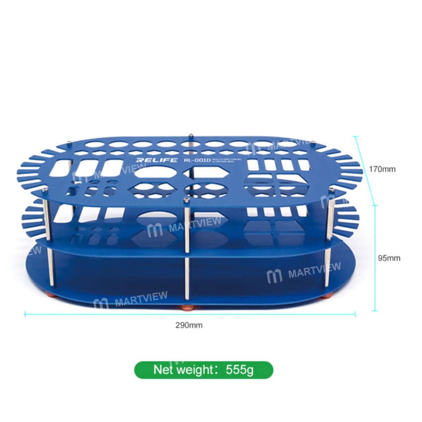 Relife RL-001D  Stainless Steel Non-slip Large Capacity Multifunction Storage Box