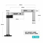 rf4 rf-fo25-360-degree-rotating-lift-adjustable-microscope-swing-arm-stand-7