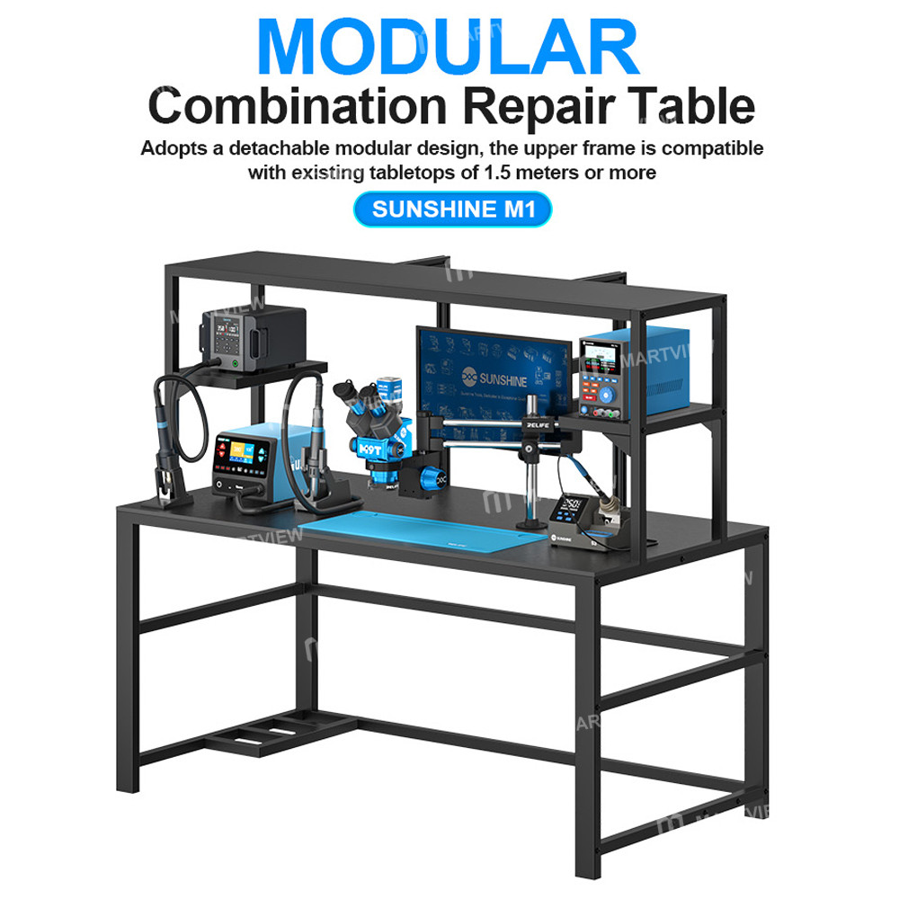 sunshine m1-black-diamond-modular-combination-repair-table-for-expanded-work-area-9