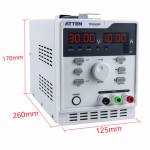 Atten TPS300P 0-75V 0-10A 300W Adjustable Single Channel Mobile DC Linear Power Supply