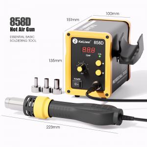 8858+ 110V 680W SMD Hot Air Rework Station - Phone Repair Tool With 3 Nozzles