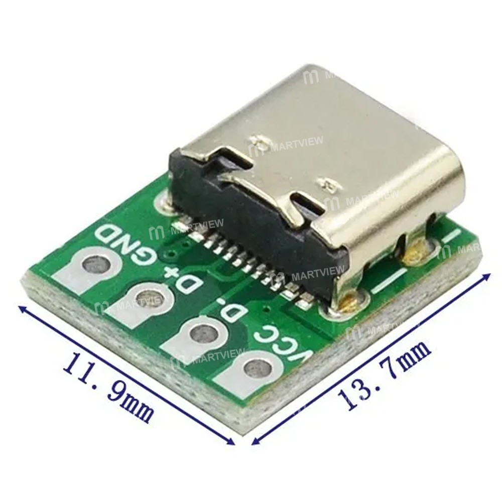 16p to-254-high-current-power-supply-type-c-female-adapter-test-board-5