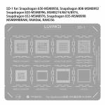 luowei cpu-series-bga-reballing-stencil-set-for-apple-hisilicon-kirin-mediatek-qualcomm-8