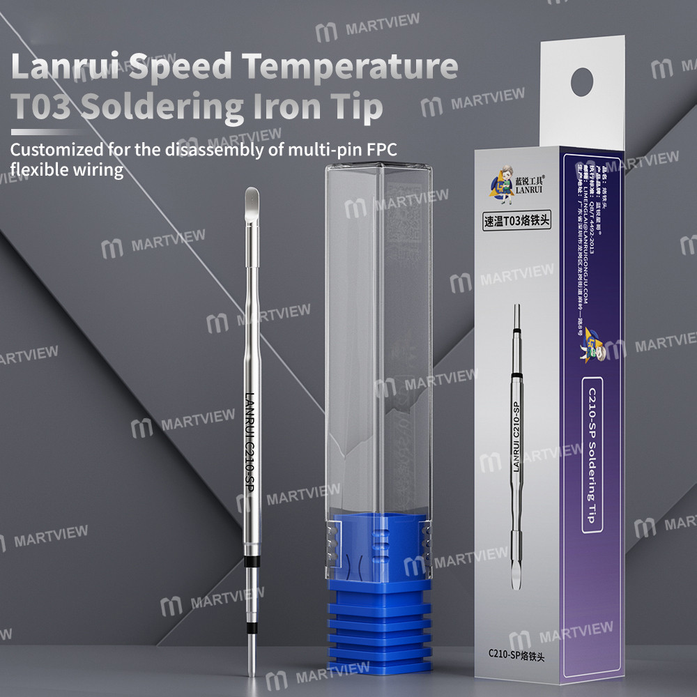 lanrui t03-c210-precision-flat-head-soldering-tip-perfect-for-cpu-ic-de-gummings-micro-soldering-2