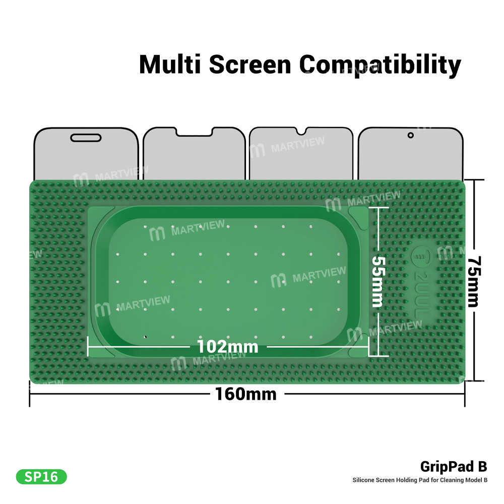 2uul sp16-grippad-b-silicone-screen-holding-pad-for-cleaning-model-b-5
