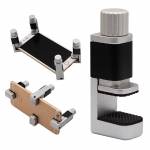 Adjustable LCD Display Screen Alloy Fastening Clamp Clip for iPhone / IPad / Tablet