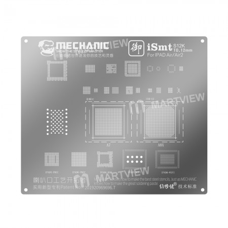 Mechanic iSmt Horn Design Universal BGA Plant Stencil Net for iPad Air / Air 2