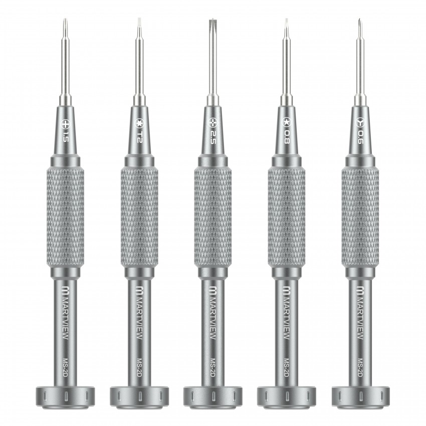 Martview MS-2D Aluminium High-Precision Anti-Rust Anti-Slip Magnetic Screwdriver