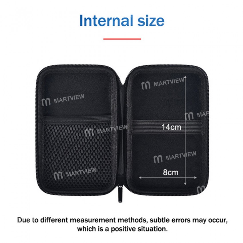 Acasis Portable 2.5-inch Protection Multifunction Storage Bag for External Hard Drive Box