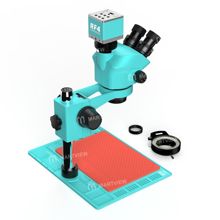 rf4 rf-7050-po4-70x-50x-binocular-stereo-microscope-with-4k-ultra-hd-camera-po4-base-2