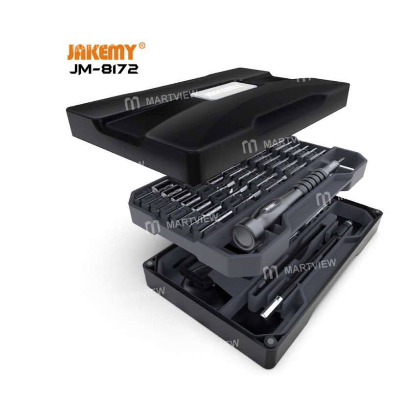 Jakemy JM-8172 73pcs Multifunctional Compact Pro Repair Screwdriver Kits