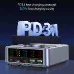 wlx f2-260w-smart-display-desktop-pd31-fast-charging-station-with-15w-magnetic-wireless-charging-7