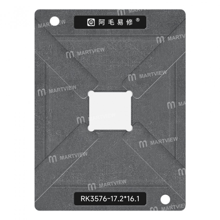 amaoe 015mm-rockchip-rk3576-development-board-chip-cpu-bga-reballing-stencil-platform-set-2