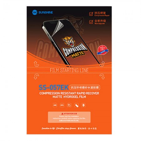 Sunshine SS-057EK Matte Anti-stress Repair Scratches Hydrogel Protector Film - 50Pcs