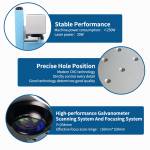 Sunshine SS-890B 20W Fiber Laser Frame Removal Marking engraving Machine with Intelligent Ranging Fu